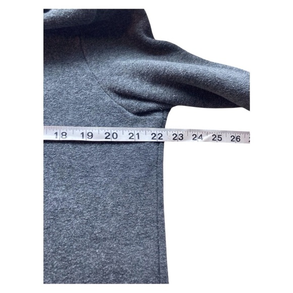 Fabletics Zaylee Funnel Neck Pullover Sweatshirt - Heather Gray - Large - Picture 9 of 10